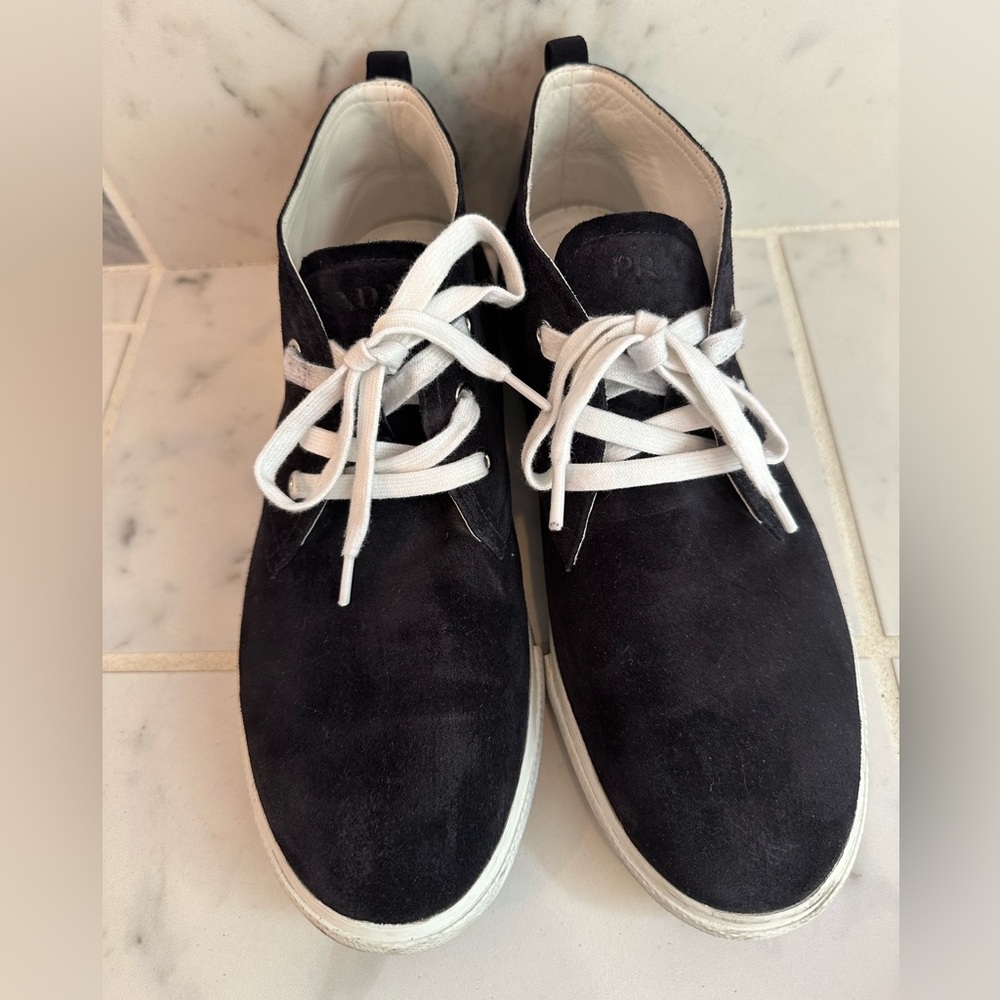 Prada Suede Leather Chukka Boots size 8.5